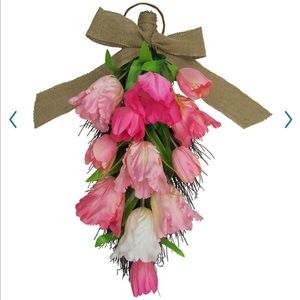 🌷🌷 Pink Parrot Tulip Wall Swag 🌷🌷